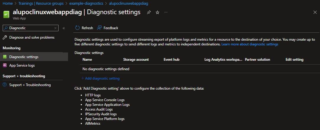 Déployer les diagnostic settings sur vos ressources Azure via un module Terraform