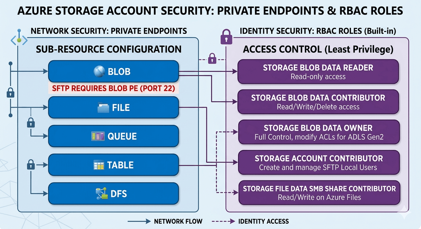 Azure Storage - Architecture Réseau et Sécurité